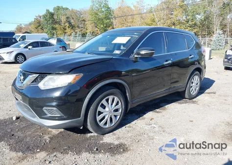 2015 Nissan Rogue S z USA, uszkodzony, nr VIN KNMAT2MV1FP526375